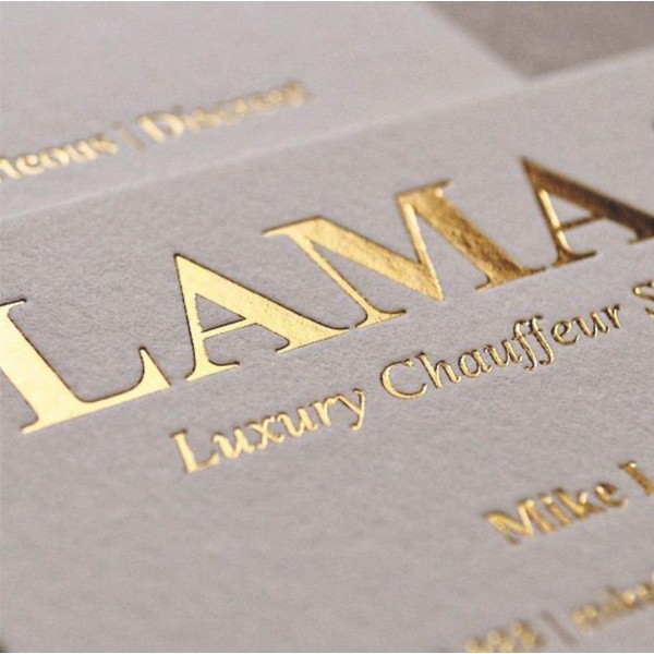 Altın Yaldızlı Kartvizit