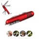HM-18908 3008-7 Kırmızı 7 Fonksiyonlu Çakı