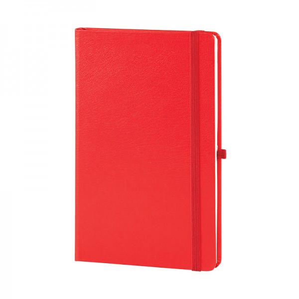HM-19904 Kırmızı-112-Yaprak Cilt Bezi Defter (13x21 cm)