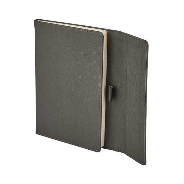 HM-23762 Siyah-Füme Termo Deri Defter