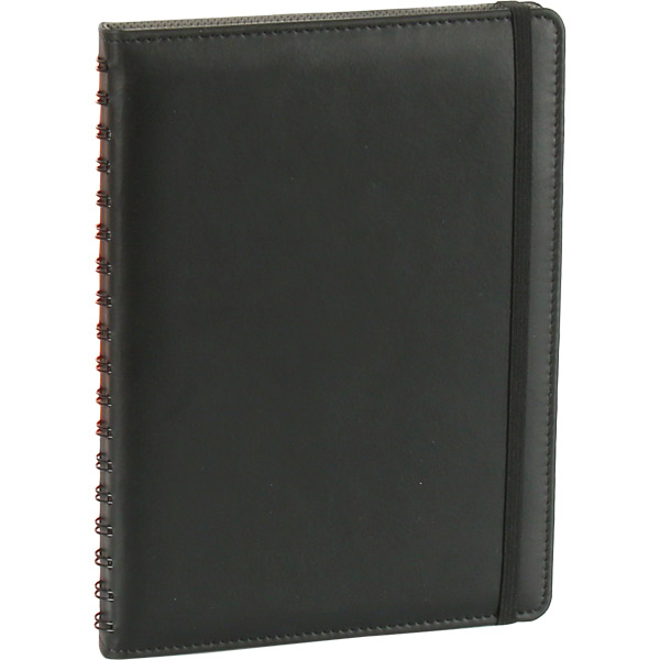 HM-38457 Siyah Gizli Spiralli Günlük Ajanda 17,5x24 cm