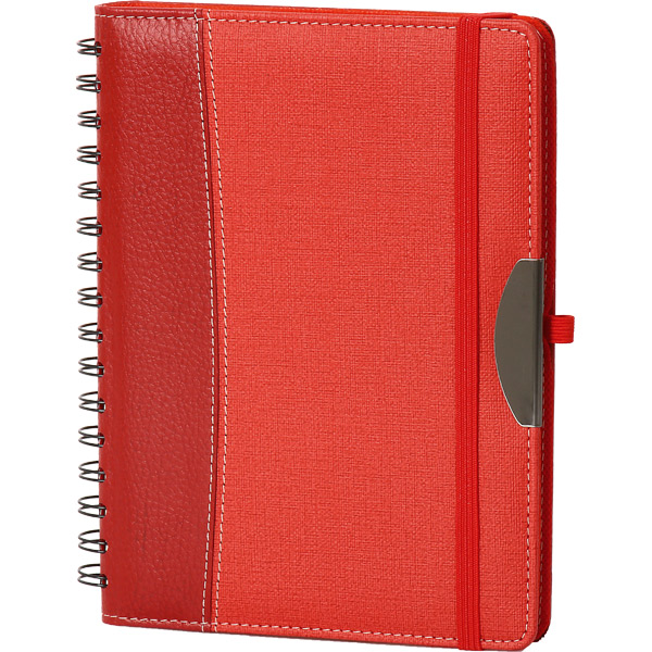 HM-39780 Kırmızı Gizli Spiralli Günlük Ajanda 16,5x22 cm