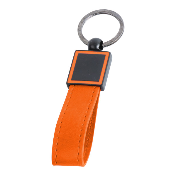HM-52266 Turuncu Deri Anahtarlık