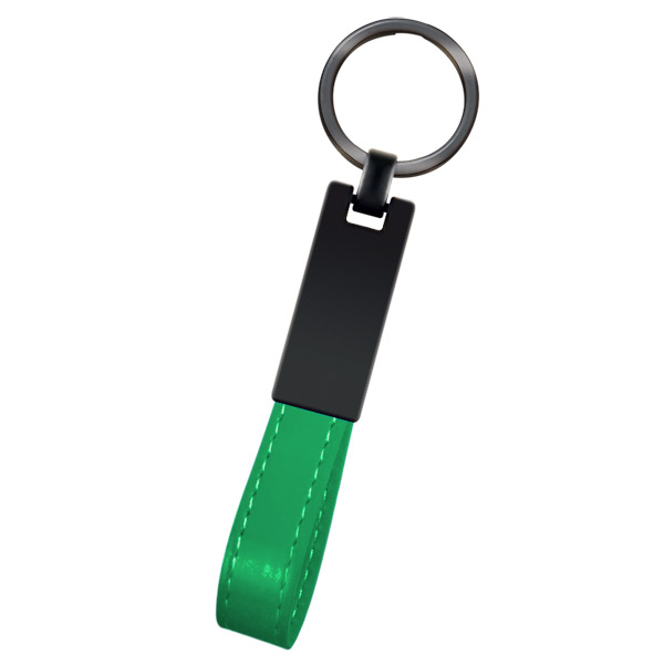 HM-52260 Yeşil Deri Anahtarlık