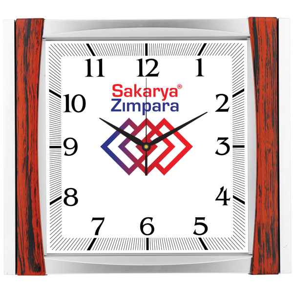 HM-28476 Plastik Duvar Saati / 32,5x36,5 cm