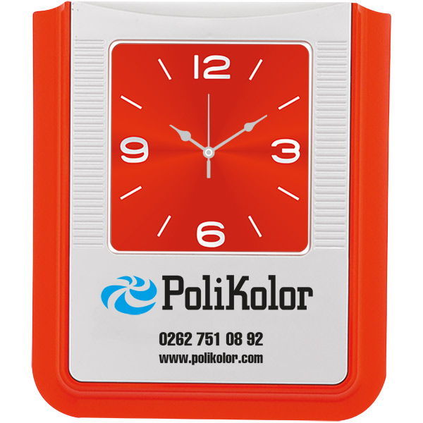 HM-28599 Plastik Duvar Saati / 29x37 cm