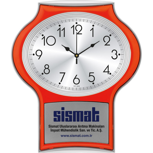 HM-28587 Plastik Duvar Saati / 29x33 cm