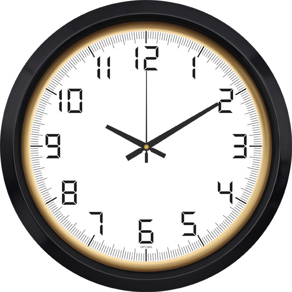 HM-52134 Plastik Duvar Saati / 40 cm