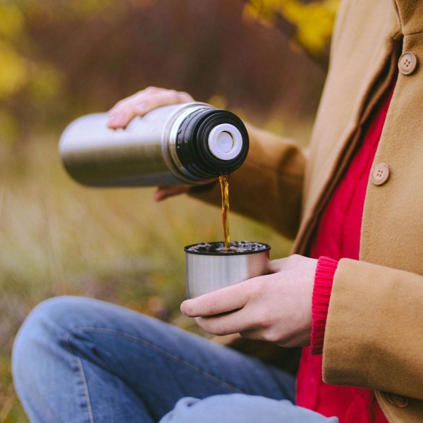 HM-4442 Gümüş 750 ml Termos