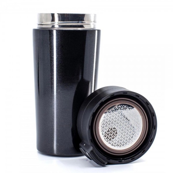 HM-1980  Siyah 350 ml Süzgeçli Termos