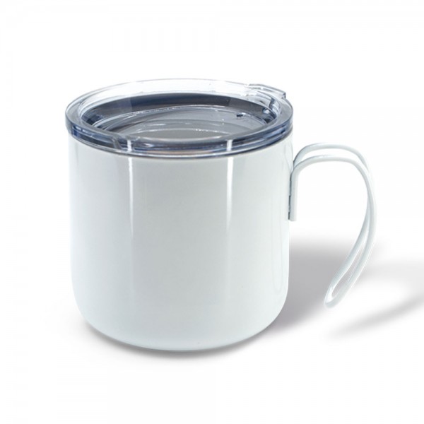 HM-2024 Beyaz 240 ml çelik Bardak