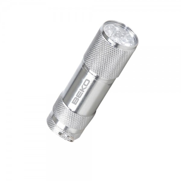 HM-5006 Gümüş 9 Led El Feneri