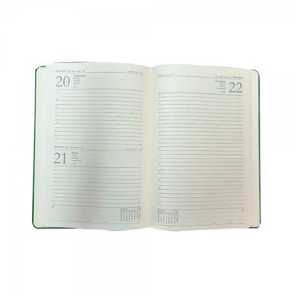 HM-590 Siyah Tarihli Ajanda (17x24 cm)