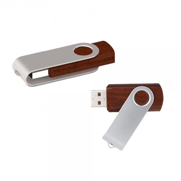 HM-29792 16 GB Ahşap Döner Kapaklı USB Bellek